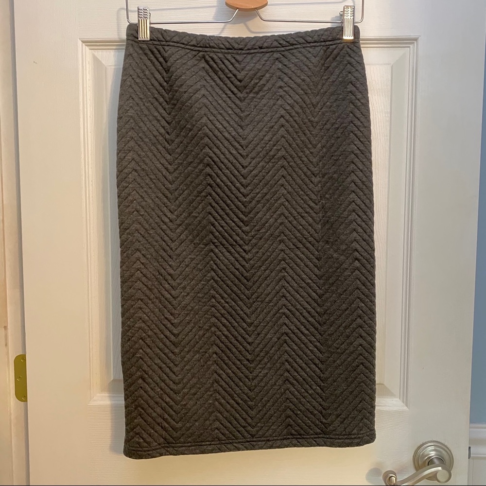 Quilted Pencil Skirt